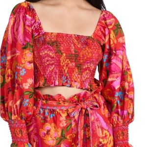 Farm Rio smocked top